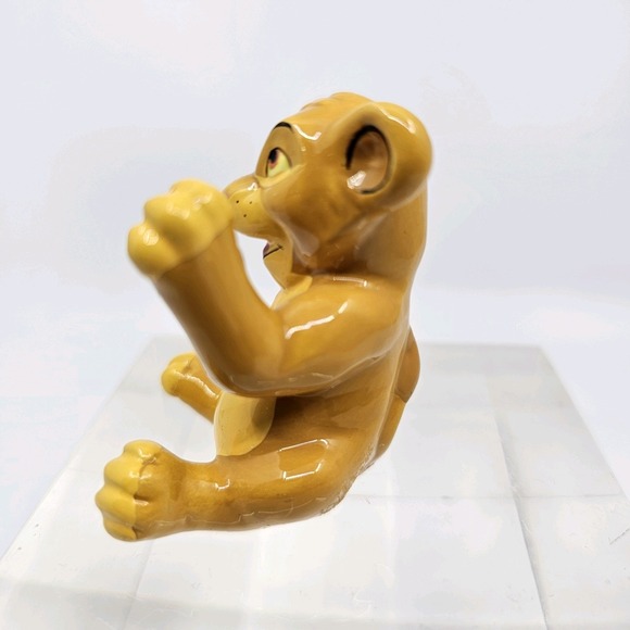 Disney Ceramic Porcelain 2" Figurine Simba Disney China - Picture 2 of 5